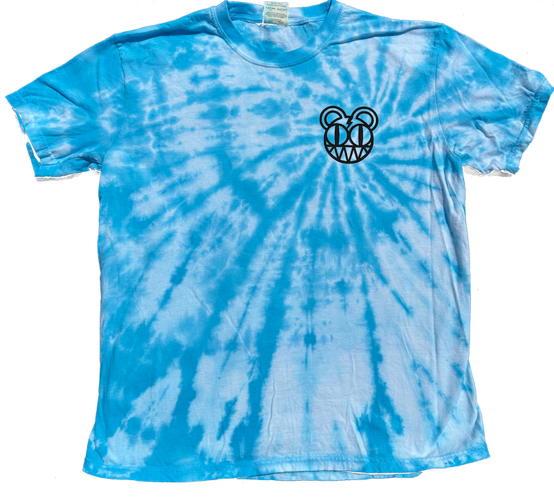 LIMITED Blue tie-dye bear t-shirt (LARGE)