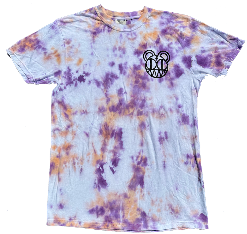 LIMITED Purple tie-dye bear t-shirt (MEDIUM)
