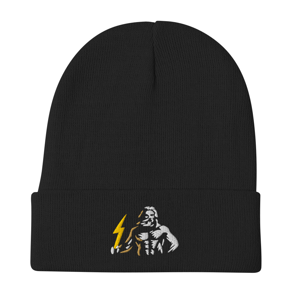 Retro mascot beanie