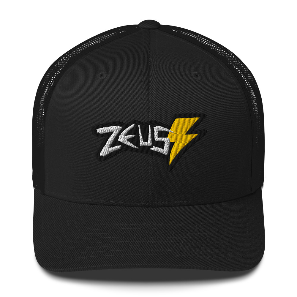 Graffiti logo trucker cap